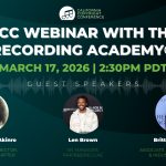 "CCC webinar with The Recording Academy®"